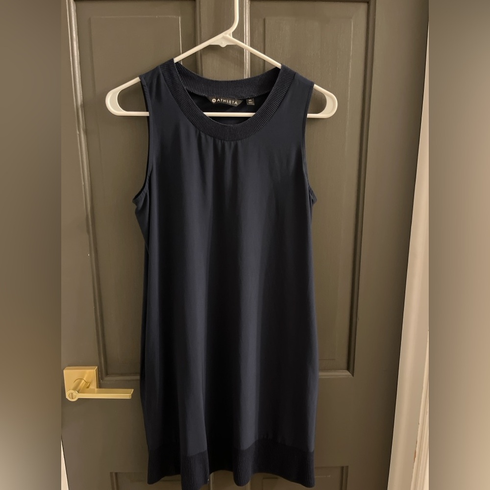Athleta Navy Sleeveless Dress – Size XS